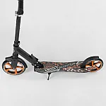 Детский двухколесный самокат с амортизатором Best Scooter Оранжевый (34750)