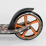Детский двухколесный самокат с амортизатором Best Scooter Оранжевый (34750)