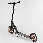 Детский двухколесный самокат с амортизатором Best Scooter Оранжевый (34750)