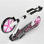 Детский двухколесный самокат с амортизатором Best Scooter Розовый (70518)
