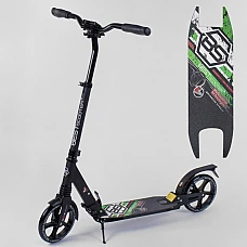 Алюмінієвий двоколісний самокат Best Scooter Зелений (33006)