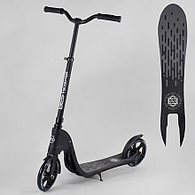 Двоколісний самокат з широким кермом Best Scooter New Чорний 