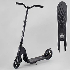 Двоколісний самокат з широким кермом Best Scooter New Чорний 
