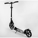 Алюминиевый самокат с передним амортизатором Best Scooter Серый (41629)