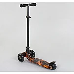 Дитячий самокат Best Scooter Maxi A 779-1310 Помаранчевий з чорним