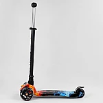 Дитячий самокат Best Scooter Maxi A 25769/779-1517 Блакитний з помаранчевим