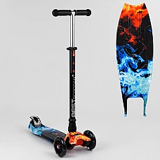 Дитячий самокат Best Scooter Maxi A 25769/779-1517 Блакитний 