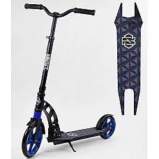 Двоколісний самокат з амортизатором Best Scooter Синій (81246