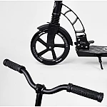 Двоколісний самокат з амортизатором Best Scooter Чорний (37681)