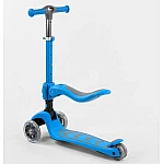 Трехколесный самокат 3 в 1 Best Scooter Т-04177 Голубой