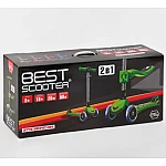 Трехколесный самокат 3 в 1 Best Scooter Т-04177 Голубой