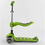 Трехколесный самокат 3 в 1 Best Scooter Т-07196 Зеленый