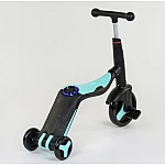 Самокат 3 в 1 Best Scooter JT Бирюзовый с черным (20255)