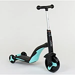 Самокат 3 в 1 Best Scooter JT Бирюзовый с черным (20255)