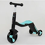 Самокат 3 в 1 Best Scooter JT Бирюзовый с черным (20255)