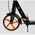Двухколесный самокат с дисковым тормозом Best Scooter Factor BS-98033 Оранжевый