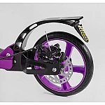 Двухколесный самокат с дисковым тормозом Best Scooter Factor BS-54065 Фиолетовый