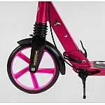 Двухколесный самокат с дисковым тормозом Best Scooter Factor BS-45011 Розовый