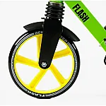 Детский двухколесный самокат с ручным тормозом Best Scooter Flash FL-20085 Зеленый