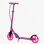 Дитячий двоколісний самокат з ручним гальмом Best Scooter Flash FL-63070 Фіолетовий