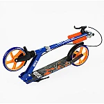 Дитячий двоколісний самокат з ручним гальмом Best Scooter Flash FL-79200 Синій