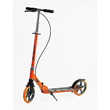 Дитячий двоколісний самокат з ручним гальмом Best Scooter Fla