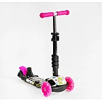 Дитячий самокат 5 в 1 Best Scooter LS-75160 Рожевий