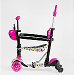 Дитячий самокат 5 в 1 Best Scooter LS-81800 Рожевий
