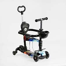 Детский самокат 5 в 1 Best Scooter LS-71100 Огонь и лед