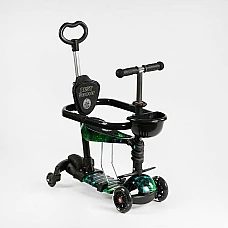 Дитячий самокат 5 в 1 Best Scooter LS-79350 Чорний