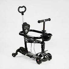 Дитячий самокат 5 в 1 Best Scooter LS-09112 Чорний