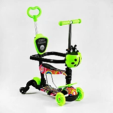 Дитячий самокат 5 в 1 Best Scooter LS-10718 Зелений