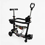 Дитячий самокат 5 в 1 Best Scooter LS-82755 Чорний