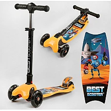 Дитячий триколісний самокат Best Scooter Maxi L-1488 НЛО