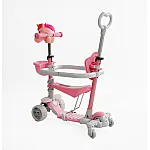 Дитячий самокат 5 в 1 Best Scooter P-63700 Рожевий