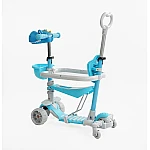 Дитячий самокат 5 в 1 Best Scooter P-92401 Блакитний