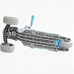 Дитячий самокат 5 в 1 Best Scooter P-92401 Блакитний