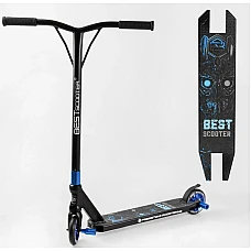 Трюковий самокат Best Scooter Героїчний робот (54528) Чорно-с