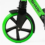 Детский двухколесный самокат с ручным тормозом Best Scooter Shark SH-50730 Зеленый