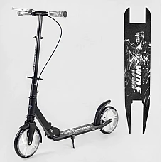 Дитячий двоколісний самокат з ручним гальмом Best Scooter WOL