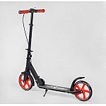 Детский двухколесный самокат с ручным тормозом Best Scooter WOLF W-18342 Красный