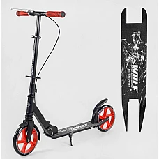 Дитячий двоколісний самокат з ручним гальмом Best Scooter WOL