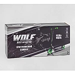 Детский двухколесный самокат с ручным тормозом Best Scooter WOLF W-73867 Розовый
