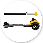 Дитячий самокат Mini MoMi Weendy Orange rocket
