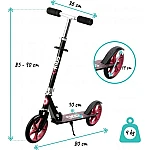 Самокат QKids Weiss Black/pink