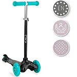 Дитячий самокат Mini MoMi Weendy Turquoise stars