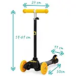 Детский самокат Mini QKids Lumis Yellow