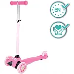 Детский самокат Mini QKids Lumis Pink
