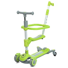 Дитячий самокат 5 в 1 Prof1 JR 3-127-GR Зелений