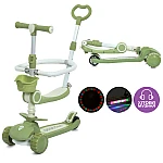 Детский самокат 5 в 1 Prof1 JR 3-133-GR Зеленый